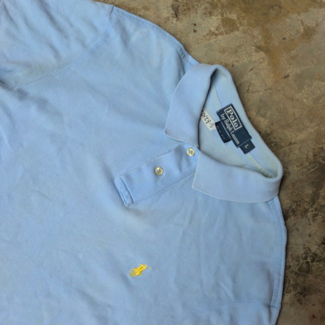 RALPH LAUREN polo shirt (Category: Tshirts & Polo Shirts ) located in Ozamiz City. Submitted by drithrft (Listing ID 1469893593, Image 3). Description: rl polo shirt Dimensions (inches) Width - 20 Length - 28.5 Condition - 8/10 Issue - stains - color fades.