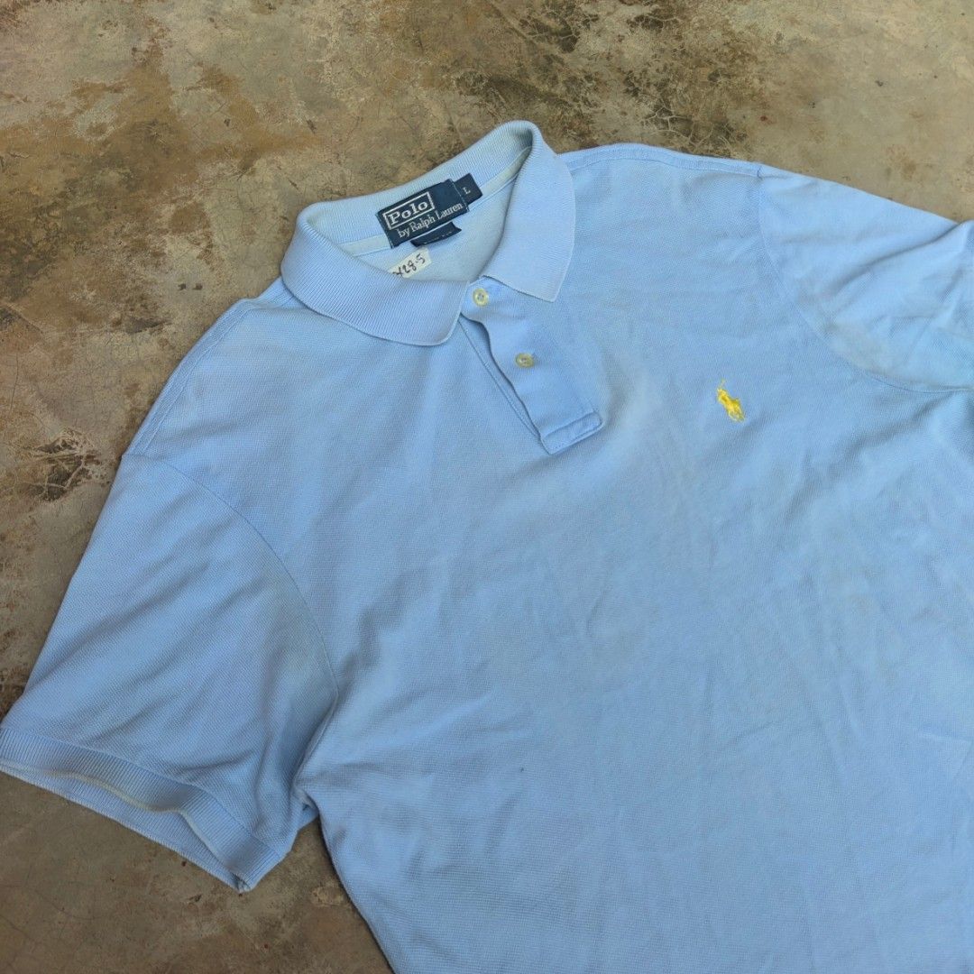 RALPH LAUREN polo shirt (Category: Tshirts & Polo Shirts ) located in Ozamiz City. Submitted by drithrft (Listing ID 1469893593, Image 2). Description: rl polo shirt Dimensions (inches) Width - 20 Length - 28.5 Condition - 8/10 Issue - stains - color fades.