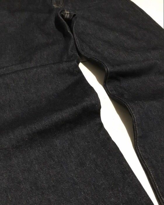 Raw Denim Pants GU (Category: Jeans) located in Quezon City. Submitted by thriftwithlaw (Listing ID 1469915217, Image 2). Description: 32 40 14 11.