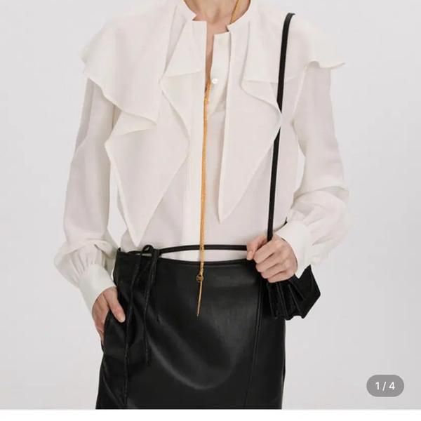 RECTO Silk Blouse, Women's Fashion, Tops, Other Tops on Carousell