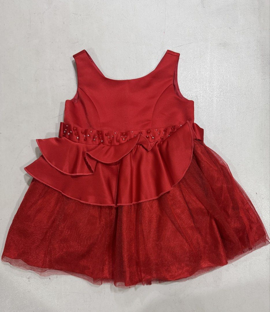 Red formal dress (Category: Babies & Kids Fashion) located in Mandaluyong City. Submitted by lovely_things_ph (Listing ID 1469864921, Image 2). Description: .