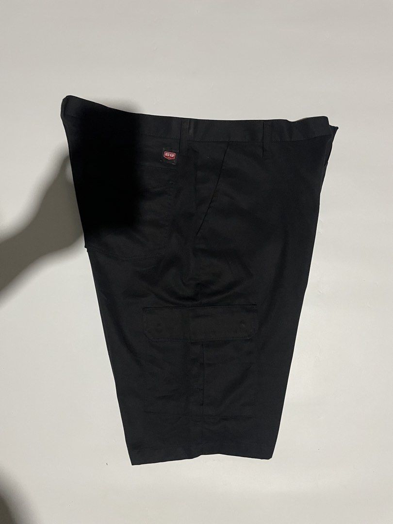 Red kap cargo jorts (Category: Shorts) located in Bais. Submitted by christian.complexthrift08 (Listing ID 1469820709, Image 3). Description: Red cap cargo jorts (Perfect for daily use) Color: black Size: 38 on tag Length: 24 inches Thigh: 14.75 inches Leg opening: 13 inches Condition: 9.8 / 10 Issue: Price: 649 free shipping Meet up or via JNT express.
