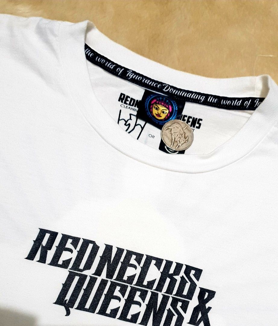 Rednecks & Queens (Lagio Conda) (Category: Shirts) located in Taguig. Submitted by wethrifting2021 (Listing ID 1469913540, Image 3). Description: Item: Lagio Conda🔥 Size: Rednecks&Queens Hardtag with OPT (M) Width: 19 Length: 27.3 Condition: Excellent Issue: None SWIPE MORE DETAILS. DM to purchase 📩.
