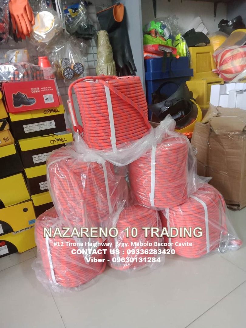 Rescue Rope 100 meters (Category: Looking For) located in Bacoor. Submitted by kajezame.2021 (Listing ID 1469777648, Image 1). Description: Rescue Rope 100 meters For More Details and Discount Contact Ms. Karen NAZARENO 10 TRADING 0963 0131 284 0933 6283 420 0956 7028 557 0933 8559 510 Landline: Look for Ms. Karen (046 ) 416 3920 Also available: • Traffic cone • Parking Block stopper • Hooded trash bin • Road Plastic Barrier • Spill boom • Fishin