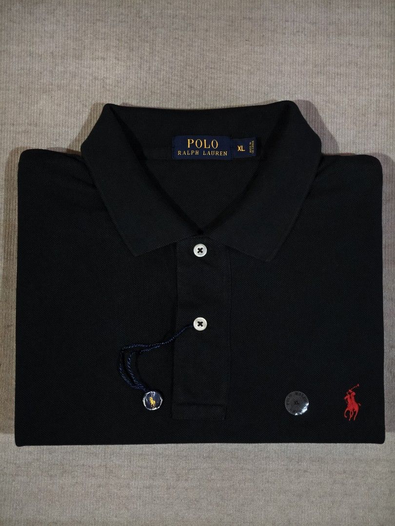 RL BLACK FOR BIG MEN (Category: Tshirts & Polo Shirts ) located in Baliuag. Submitted by vk_thrift01 (Listing ID 1469914087, Image 1). Description: RL BLACK DIMES: 26 X 32.5 FRONT 33.5 BACK CONDI: AS NEW CONDITION COLOR RATE: 9.9/10 ISSUE: NONE PRICE: 2000 NOTE: ‼️‼️‼️ 📌ALL ITEMS ARE THRIFTED NOT BRANDNEW SO KINDLY MANAGE YOUR EXPECTATIONS. 📌ALL ITEMS ARE NEEDS WASH 📌COLOR MAY SLIGHTLY DIFFER DUE TO LIGHTING CONDITION 📌NO CANCELATION OF ORDER