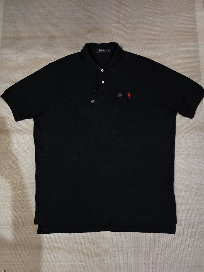 RL BLACK FOR BIG MEN (Category: Tshirts & Polo Shirts ) located in Baliuag. Submitted by vk_thrift01 (Listing ID 1469914087, Image 2). Description: RL BLACK DIMES: 26 X 32.5 FRONT 33.5 BACK CONDI: AS NEW CONDITION COLOR RATE: 9.9/10 ISSUE: NONE PRICE: 2000 NOTE: ‼️‼️‼️ 📌ALL ITEMS ARE THRIFTED NOT BRANDNEW SO KINDLY MANAGE YOUR EXPECTATIONS. 📌ALL ITEMS ARE NEEDS WASH 📌COLOR MAY SLIGHTLY DIFFER DUE TO LIGHTING CONDITION 📌NO CANCELATION OF ORDER