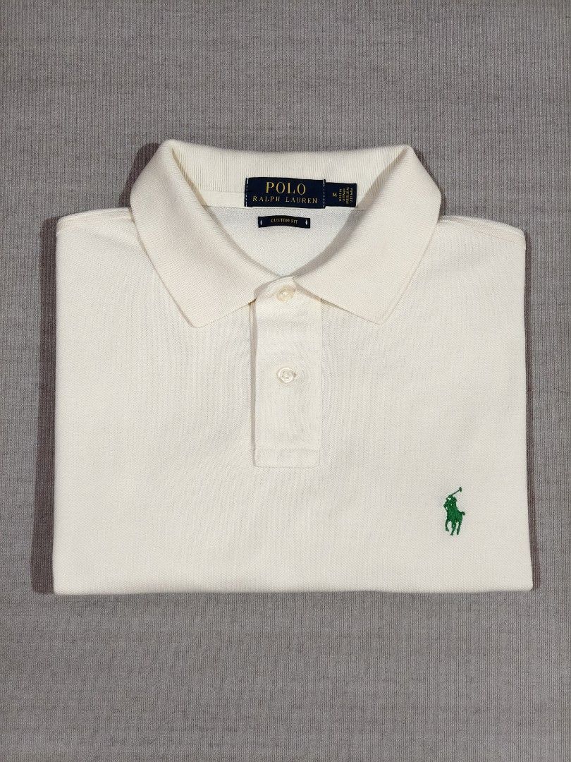 RL CREAM (Category: Tshirts & Polo Shirts ) located in Baliuag. Submitted by vk_thrift01 (Listing ID 1469913886, Image 1). Description: RL CREAM DIMES: 20 X 27 FRONT 29 BACK CONDI: EXCELLENT CONDITION COLOR RATE: 9.8/10 ISSUE: MINIMAL REPAIRED SLITS ONYL! (NOT VISIBLE) NOTE: ‼️‼️‼️ 📌ALL ITEMS ARE THRIFTED NOT BRANDNEW SO KINDLY MANAGE YOUR EXPECTATIONS. 📌ALL ITEMS ARE NEEDS WASH 📌COLOR MAY SLIGHTLY DIFFER DUE TO LIGHTING CONDITION 📌NO CANCELA