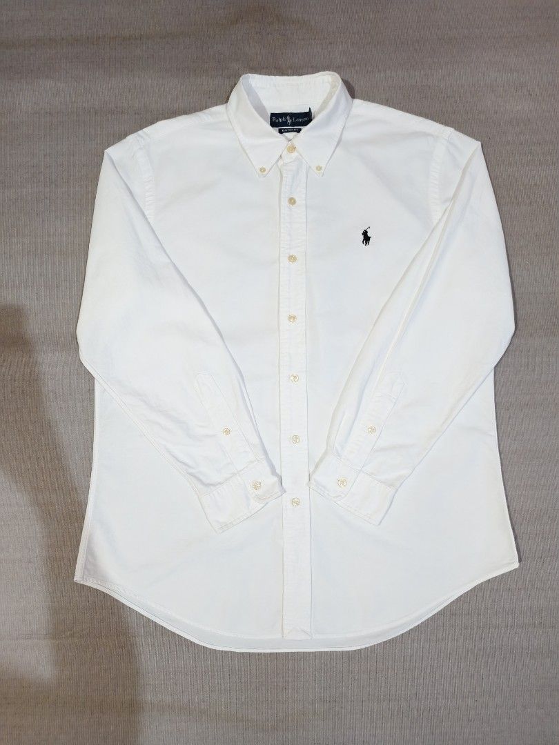 RL WHITE LONG SLEEVE (Category: Formal Shirts) located in Baliuag. Submitted by vk_thrift01 (Listing ID 1469915447, Image 2). Description: RL WHITE LONG SLEEVE DIMES: 23 X 30 SLEEVE LENGTH: 24 CONDI: EXCELLENT CONDITION COLOR RATE: 9.8/10 ISSUE: NONE PRICE: 2,250 NOTE: ‼️‼️‼️ 📌ALL ITEMS ARE THRIFTED NOT BRANDNEW SO KINDLY MANAGE YOUR EXPECTATIONS. 📌ALL ITEMS ARE NEEDS WASH 📌COLOR MAY SLIGHTLY DIFFER DUE TO LIGHTING CONDITION 📌NO CANCELATION O