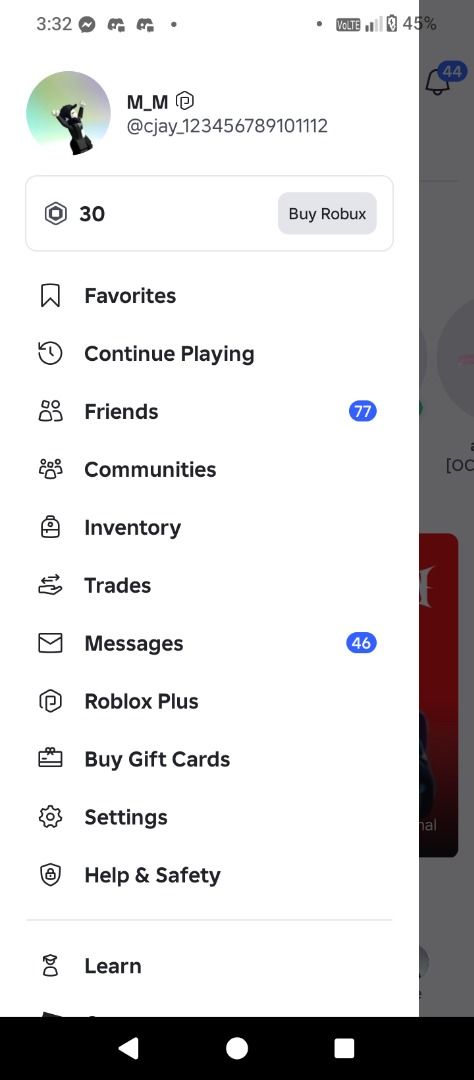 Roblox account 1k only (Category: Game Gift Cards & Accounts) located in Caloocan City. Submitted by cjay_nannayo123 (Listing ID 1469827994, Image 1). Description: This is brand new i spend a lot of robux total:7-10k robux have 30 robux remaining Have voice chat 1 week roblox flus (active) Have email but you can change it when you buy it Have a lot of gamepass Brookhaven Etc Ecs2 Scary elevator and more.