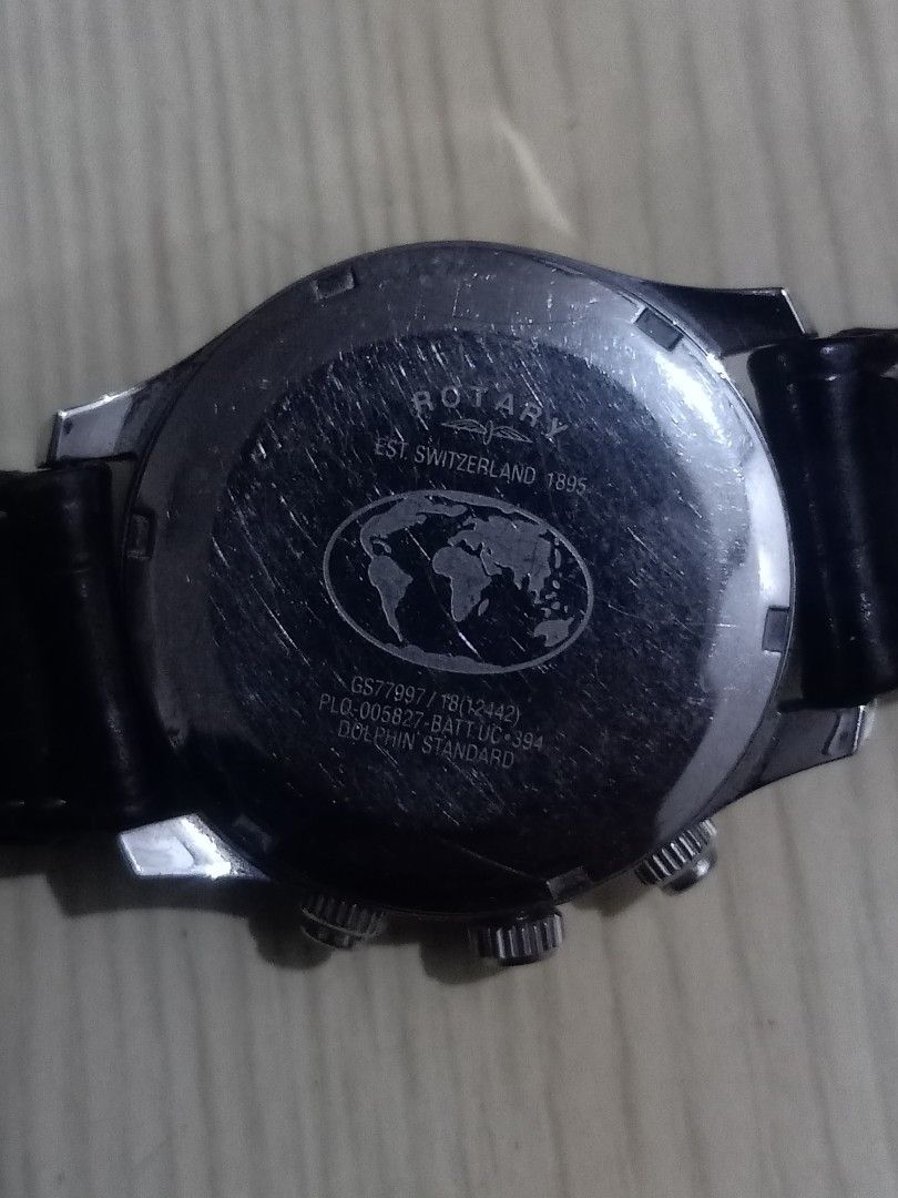 Rotary swiss (Category: Men's Watches) located in Las Pinas. Submitted by the_recycle_shop (Listing ID 1469879959, Image 2). Description: Original not working defective Unknown issue selling as is Buy at your own risk.