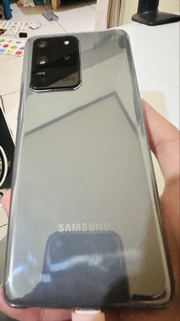 S20 Ultra 5g 100x Space Zoom (Category: Samsung) located in Candelaria. Submitted by kabjtc (Listing ID 1469909588, Image 2). Description: For sale or swap Unit only 12g ram / 256g rom Working lahat Makinis, walang gasgas, walang crack, walang bakbak sa chrome. Selling as is. Pm me.