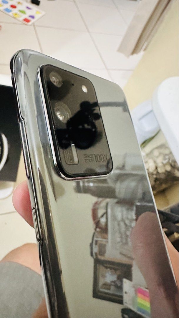 S20 Ultra 5g 100x Space Zoom (Category: Samsung) located in Candelaria. Submitted by kabjtc (Listing ID 1469909588, Image 3). Description: For sale or swap Unit only 12g ram / 256g rom Working lahat Makinis, walang gasgas, walang crack, walang bakbak sa chrome. Selling as is. Pm me.