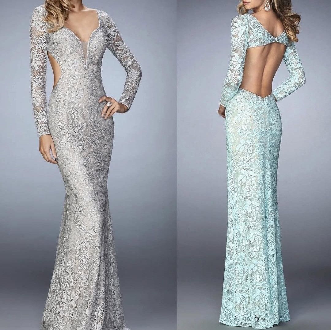 Sage Silver Green Lace- US Size: 6 (Category: Evening dresses & gowns) located in Manila. Submitted by jollyann_b1990 (Listing ID 1469927201, Image 3). Description: ✨ AVAILABLE FOR SALE ✨ Perfect for weddings, debuts, prom, pageants & other special occasions. Size: [US Size: 6] Color: [Sage Silver Green] Material: [Lace] Condition: [Brand New] 📍 Pasig 🚚 Delivery available 📩 Send us a message for availability & reservations. #GownForRentPH #Gow