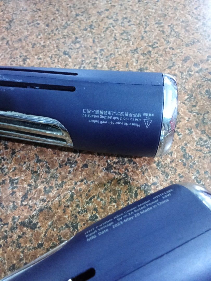 Samsung ITFIT Portable Neck Cooler (Category: Everything Else Others) located in Quezon City. Submitted by myfpmshop (Listing ID 1469904940, Image 3). Description: Samsung ITFIT Portable Neck Cooler used but not abused decluttering.