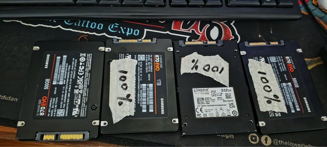 SAMSUNG SSD EVO AUTHENTIC 500GB AND 1TB (Category: Computer Parts) located in Las Pinas. Submitted by gentlelion.b1e53b (Listing ID 1469875994, Image 1). Description: 500GB - 2.6k 1TB- 3.5k.