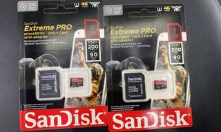 全新有單 SanDisk Creator micro SD Card 128GB A2 V30 UHS-I with Adapter, 手提 ...