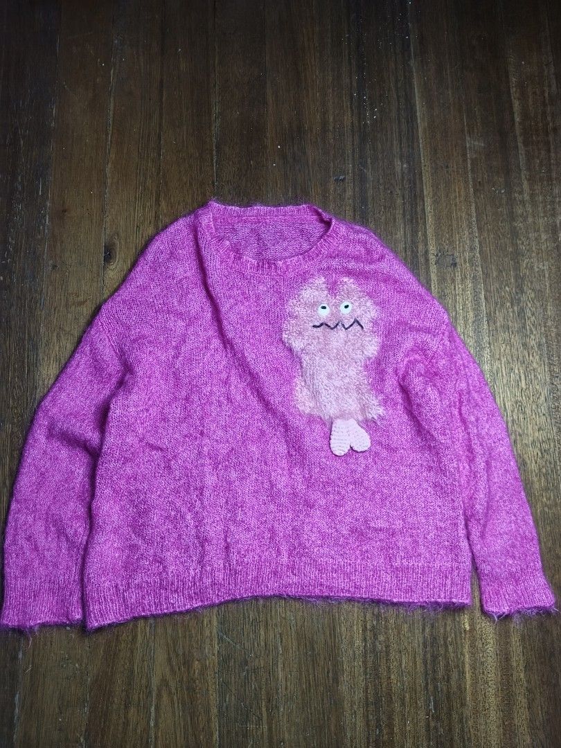 Sandro Madge mohair knit (Category: Coats, Jackets and Outerwear) located in Mandaluyong City. Submitted by beloved_kirara (Listing ID 1469865163, Image 1). Description: good condition no issue size 1 on tag dimension L 22 w 22 1000 + sf location mandaluyong willing to meet up as long as it's near my area.