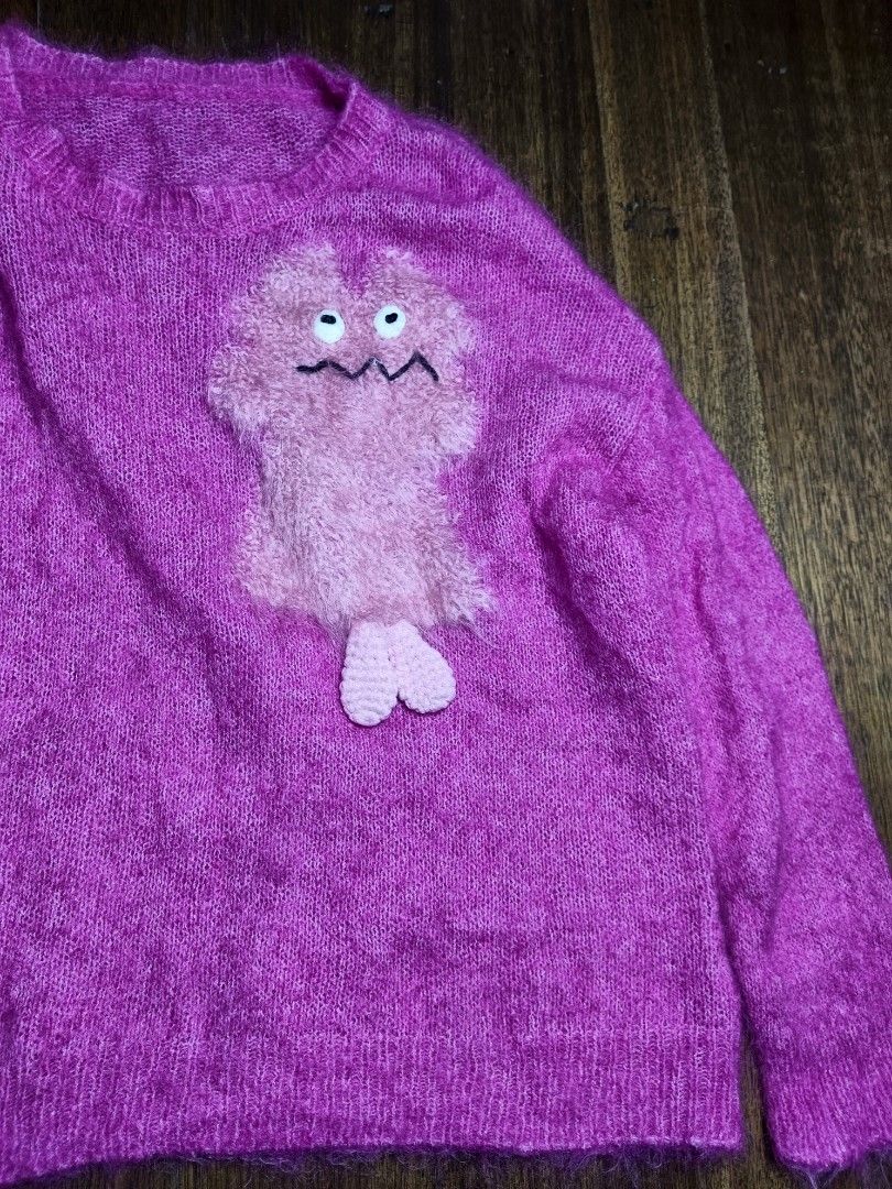 Sandro Madge mohair knit (Category: Coats, Jackets and Outerwear) located in Mandaluyong City. Submitted by beloved_kirara (Listing ID 1469865163, Image 3). Description: good condition no issue size 1 on tag dimension L 22 w 22 1000 + sf location mandaluyong willing to meet up as long as it's near my area.