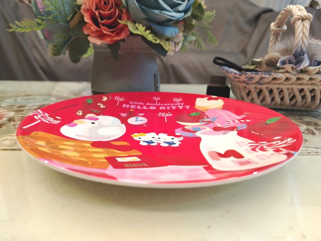 Sanrio Hello Kitty 50th Anniversary Melamine Plate (Category: Dinnerware & Cutlery) located in San Fernando. Submitted by jpmarketplace2023 (Listing ID 1469848306, Image 3). Description: 💚 All items are authentic from Japan. 💛 MOP: GCash (❌️ GCash Protect) 🩵 MOD: LBC only (❌️ S. Checkout, COD, COP) 💙 Meet-up: Vista Mall, San Fernando, Pampanga 💜 All items are on-hand. 🧡 First to pay gets the item first. ❤️ Breakable items are packed with ca