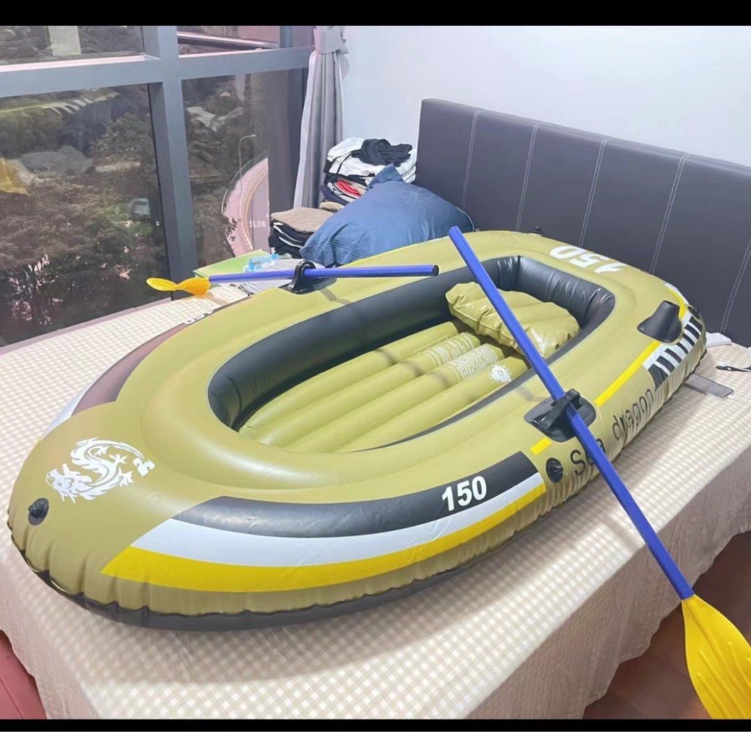 Inflatable Boat Models Sea Dragon 150 Inflatable Boat with Oars, Sports Equipment, Fishing on ...