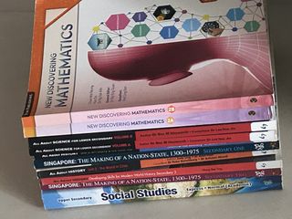 Secondary School Textbook Bundle Physics Chemistry Mathematics Social ...