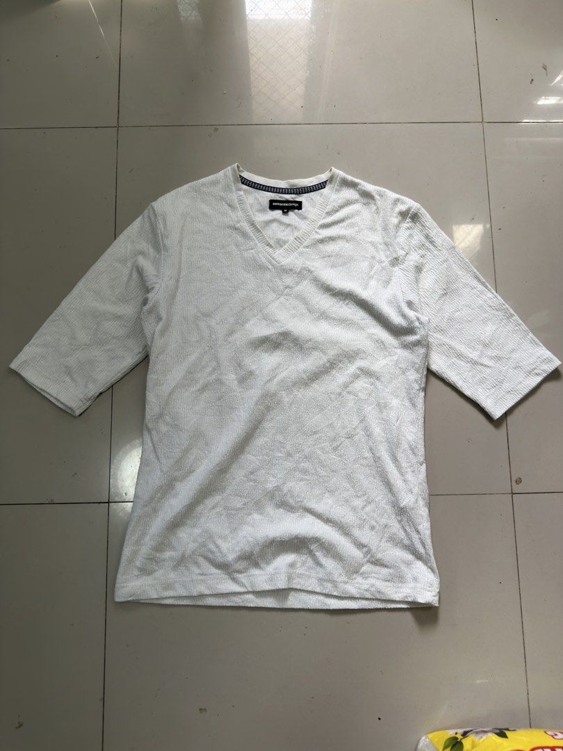 Semantic design (Category: Shirts) located in Cavite. Submitted by brick.mnl (Listing ID 1469886933, Image 1). Description: Size M Dimes: 18.5x26 Excellent condition .