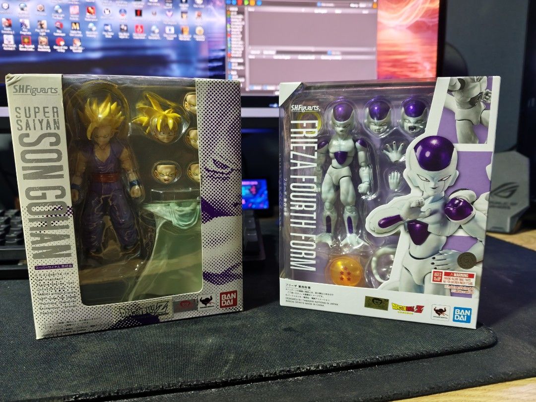 S.H. Figuarts Dragon Ball Z Super Saiyan Son Gohan & Frieza, Toys ...