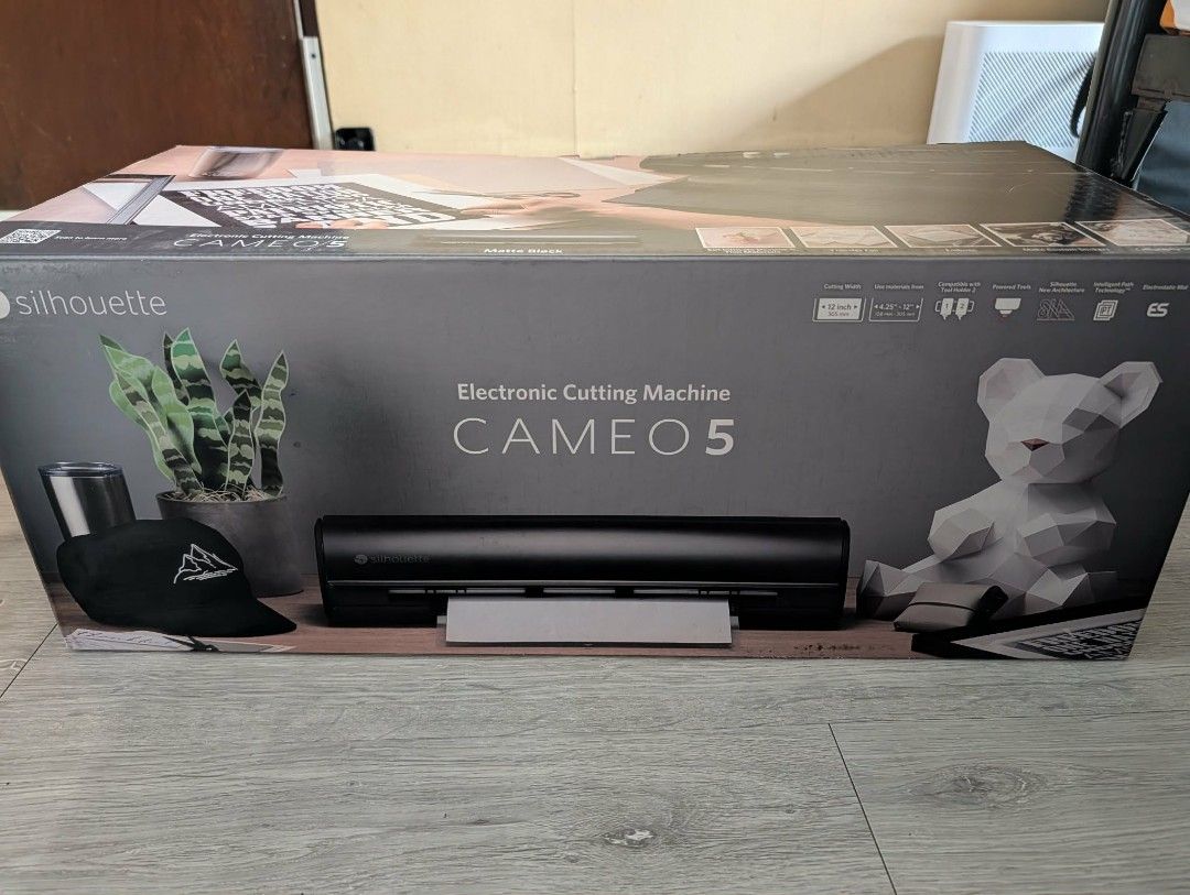 Silhouette America Electronic Cutting Machine Cameo 5 (Category: Office & Business Technology) located in Manila. Submitted by imshimel (Listing ID 1469875813, Image 1). Description: Silhouette America Electronic Cutting Machine Cameo 5 Good as new and barely used. Rfs: Extra Loc: Gaglangin Manila Price: 20k.