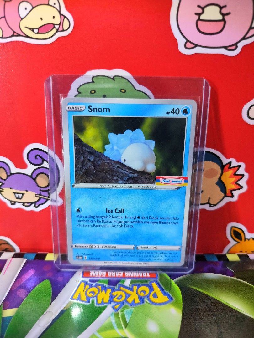 SNOM Indomaret Promo 255/S-P (Category: Raw Singles) located in San Antonio. Submitted by lansbitshop (Listing ID 1469918468, Image 1). Description: SNOM Indomaret Promo 255/S-P ✨ Condition: Lightly played 💯 100% Authentic / Original Pokémon TCG 📍 TERMS & CONDITIONS: 💳 Payment: Payment First via GCash / Gotyme 📦 Packaging: Sleeve + Toploader + Cardboard included 🚚 Shipping: J&T (Buyer shoulders fee) ❌ NO Cancellations once order is confirmed