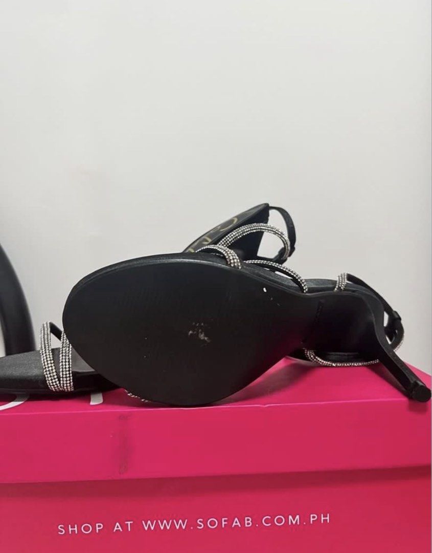 SOFAB STILETTO HIGH HEELS (Category: Sandals) located in Malabon City. Submitted by chimms1013 (Listing ID 1469777475, Image 3). Description: Used twice only. Good as new. SOFAB STILETTO HEELS.