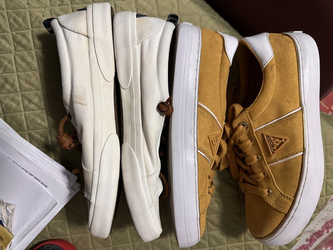 Sperry and Guess for women (Category: Sneakers) located in Malasiqui. Submitted by rheenz24 (Listing ID 1469794372, Image 2). Description: For sale po both sperry and guess for 1500 nlng po all original po with box pa po ung sperry ung guess naiwan sa canada pm nlng po sa interesado thank you size nasa photo na po..thank you.
