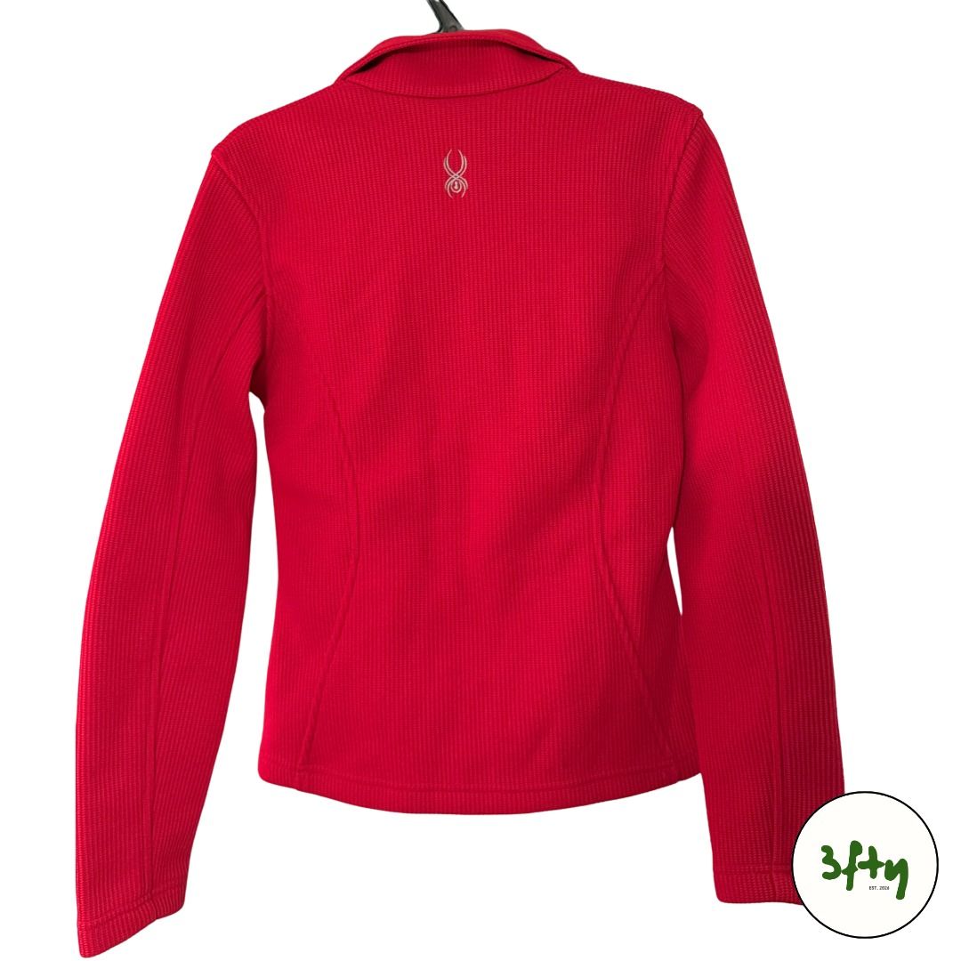 Spyder Red Zip Up Fleece Jacket (Category: Coats, Jackets and Outerwear) located in Baguio. Submitted by 3ftyfinds (Listing ID 1469818458, Image 2). Description: *Fits up to Medium Mode of payment: GCash/Bank Transfer Mode of delivery: J&T Express (shouldered by buyer) Meet ups/drop off within Baguio City proper only. Feel free to dm for inquiries, thank you!!.