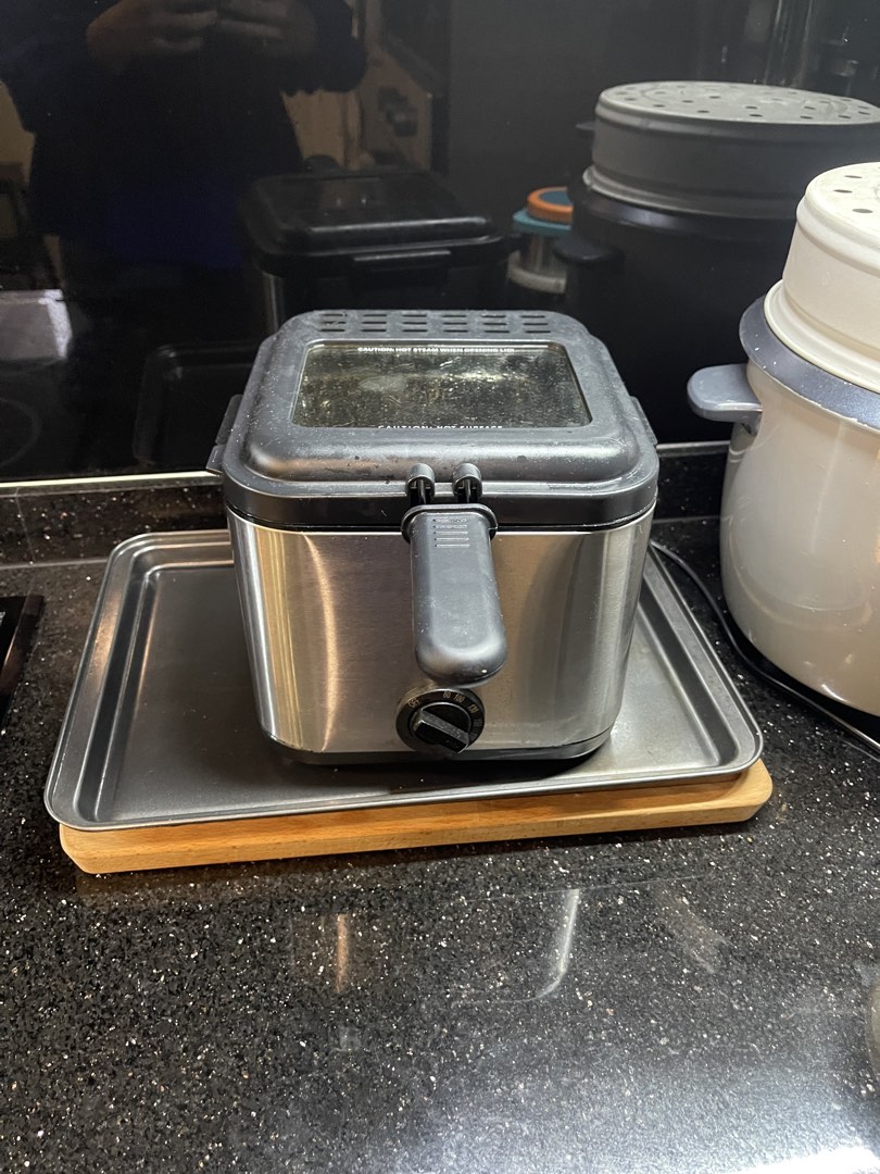 Stainless Steel Electric Deep Fryer with Window and Temperature Control ...