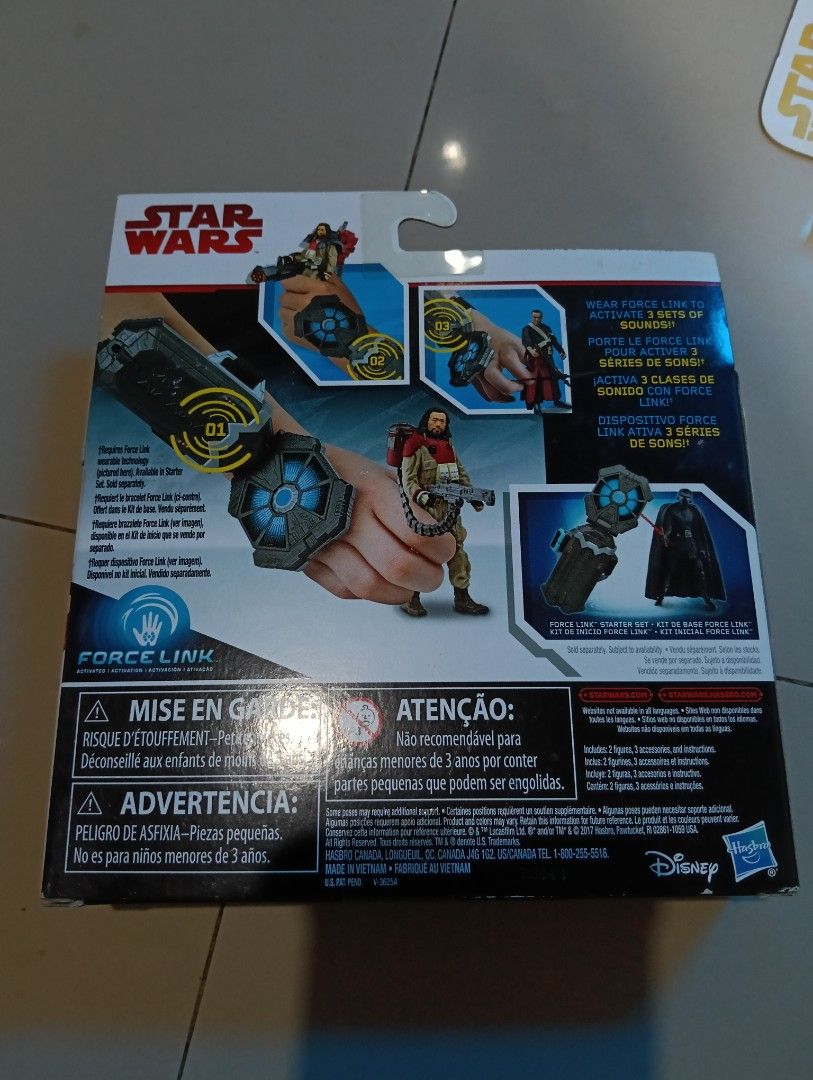 Star Wars Force Link Chirrut Imwe & Baze Malbus (Category: Looking For) located in Iloilo. Submitted by iam_thirftgi (Listing ID 1469893637, Image 2). Description: 3.75-inch action figure 2-pack by Hasbro Sealed, decluttering my stuff Bought it from Singapore.