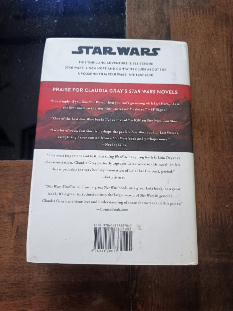Star Wars Leia by Claudia Gray (Category: Storybooks) located in San Jose. Submitted by otto_wan13 (Listing ID 1469781367, Image 2). Description: Like new Perfect for Star Wars book enthusiast and collectors ‎💵MOP: GCash/Maribank ‎🚚MOD: J&T ‎📍LOC: Batangas ‎📝Payment first 24 hours reservation upon invoice.