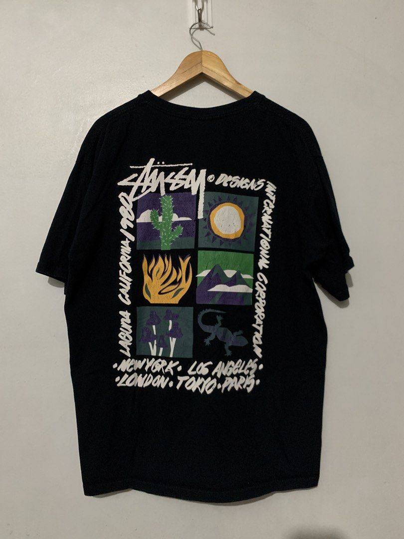 Stussy High Desert (Category: Tshirts & Polo Shirts ) located in San Juan City. Submitted by katchur.thirft (Listing ID 1469810956, Image 1). Description: Xl on tag 22 x 29 Minimal hairlines Still negotiable drop your offer.