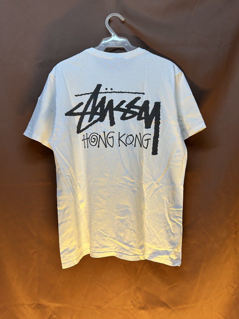 STUSSY HONGKONG CHAPTER TEE (Category: Activewear) located in Bocaue. Submitted by whoopieeee (Listing ID 1469805333, Image 1). Description: Size Length-27 Width-22.