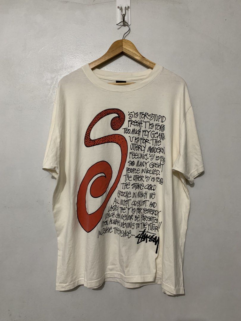 Stussy S Talk Pigment (Category: Tshirts & Polo Shirts ) located in San Juan City. Submitted by katchur.thirft (Listing ID 1469890822, Image 1). Description: L on tag 23 x 29 Need wash only fresh from bale Still negotiable drop your offer.