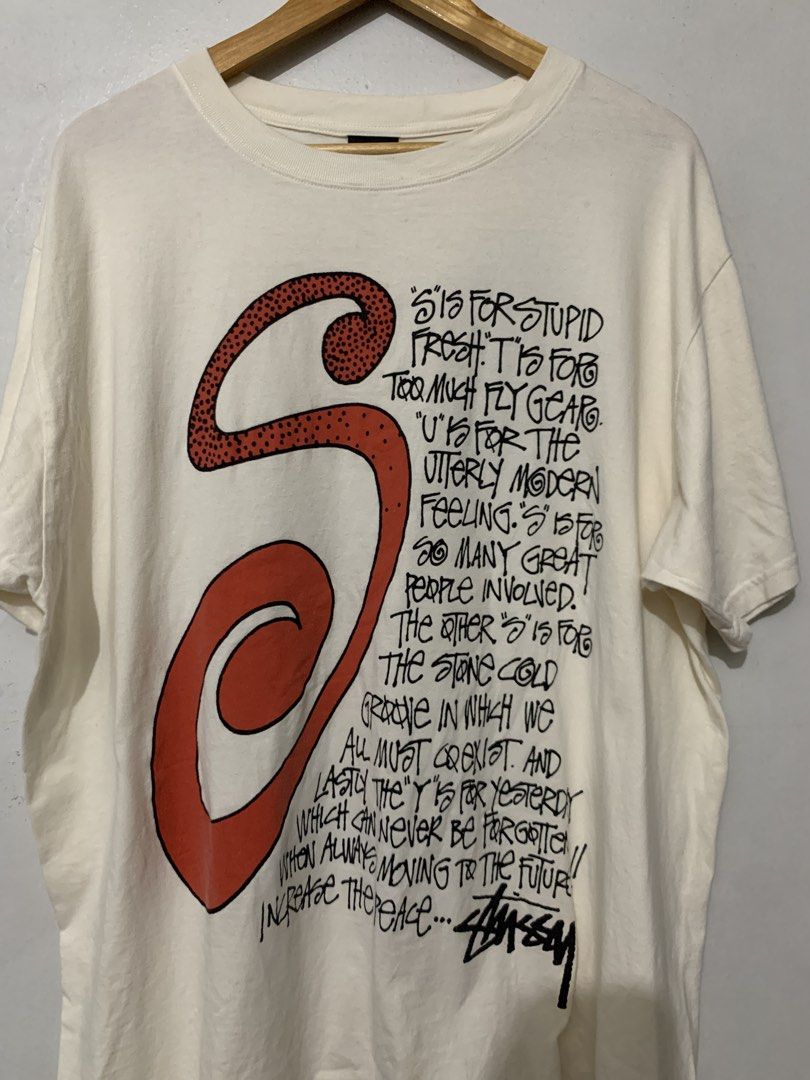 Stussy S Talk Pigment (Category: Tshirts & Polo Shirts ) located in San Juan City. Submitted by katchur.thirft (Listing ID 1469890822, Image 2). Description: L on tag 23 x 29 Need wash only fresh from bale Still negotiable drop your offer.