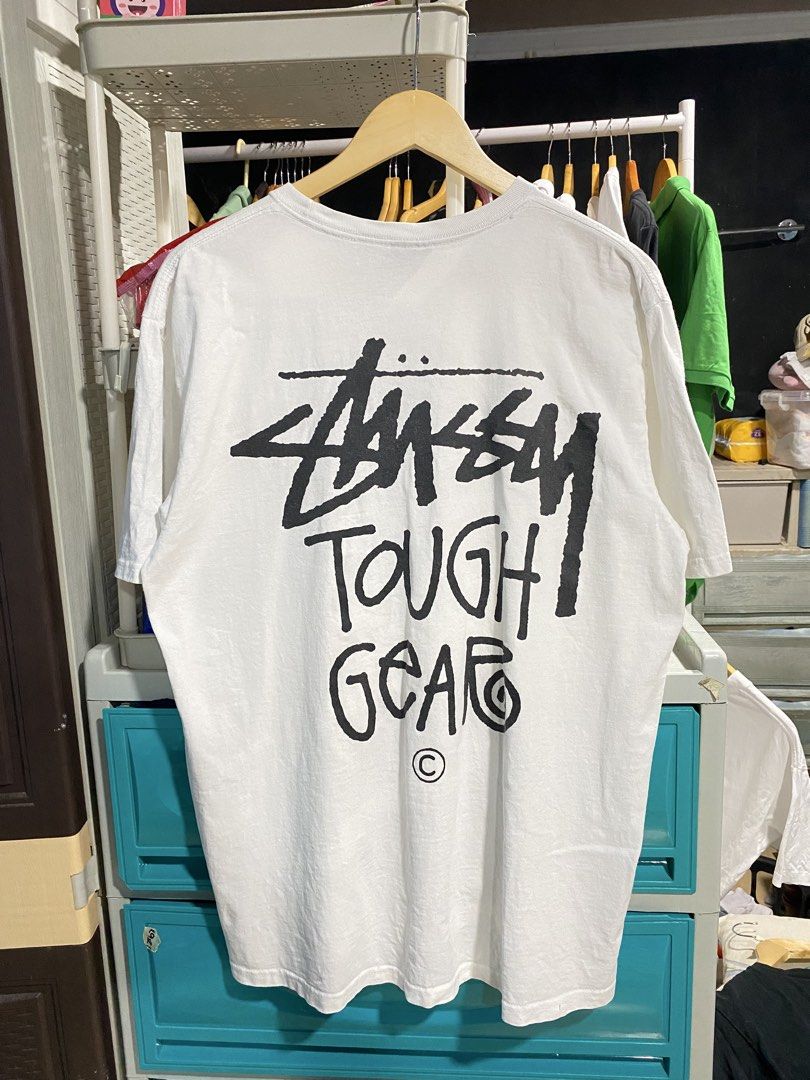 Stussy Through Gear Honduras (Category: Tshirts & Polo Shirts ) located in Munoz. Submitted by brazziwardrobe (Listing ID 1469905045, Image 3). Description: Length:28 inches Width:22.5 inches Excellent Condition Color rate:9.5/10 Negotiable Dm to purchase💌 📍Nueva Ecija.