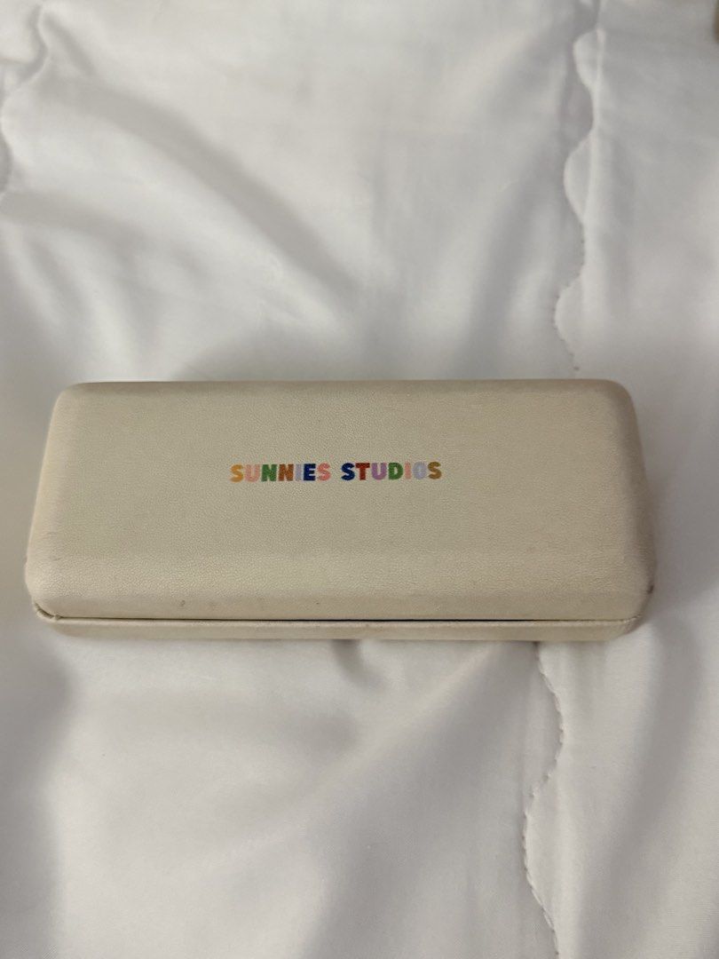 Sunnies Studios Optical Glasses with Case (Category: Sunglasses & Eyewear) located in Angeles City. Submitted by torixxx.m (Listing ID 1469853761, Image 2). Description: - Brand: Sunnies Studios - Frame Style: Round metal frames - Lenses: currently may grade but replacable - Inclusions: Comes with a matching hard case few dents.