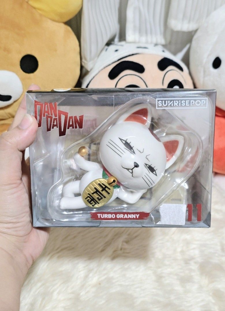 SUNRISEPOP Dan Da Dan Turbo Granny Figure Sit (Category: Action & Battle Toys) located in Manila. Submitted by yourfavoritethings7 (Listing ID 1469819248, Image 1). Description: Box dimensions: 4.5 x 6 inches.