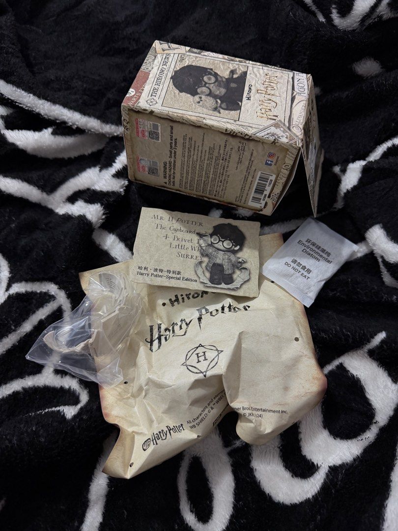 SUPER SECRET Harry Potter Hirono- UNOPENED POUCH (Category: Designer & Blind Box Toys) located in Angeles City. Submitted by vinhartdg (Listing ID 1469860465, Image 1). Description: Selling Unopened Pouch Super Secret Harry Potter Hirono. 1/144 chances! Box is opened carefully at the bottom! (You can glue/tape so you can unbox and film 🤪) .