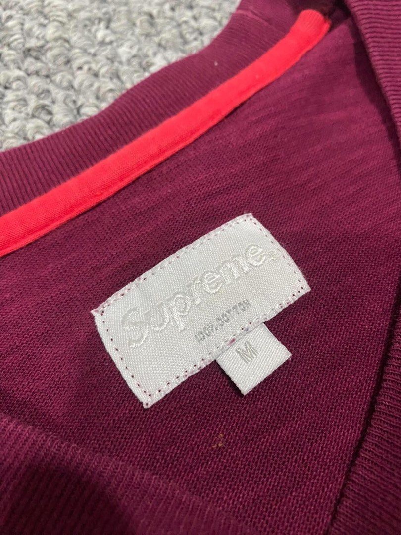 SUPREME FW13 BLACK SABBATH L/S RARE (Category: Tshirts & Polo Shirts ) located in Cebu City. Submitted by gummybearsworld (Listing ID 1469904087, Image 3). Description: Measurements: Width 21” Length 30” Sleeve 27” Cloth condition 9.8/10 Print 10/10 Flaw: the tag on the bottom is faded ( see photo ) Note: color may vary due to lighting.
