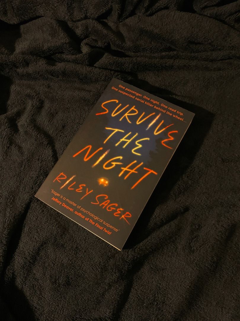 Survive the Night by Riley Sager (Paperback) (Category: Storybooks) located in Porac. Submitted by contrapasso (Listing ID 1469934217, Image 1). Description: Survive the Night by Riley Sager (Paperback) 💸 P450 + shipping fee - Slight tanning on the page edges and some creasing on the cover edges due to handling (see photos). - Aside from that, the rest of the book is in excellent condition! The pages are clean and the binding is solid. No annota