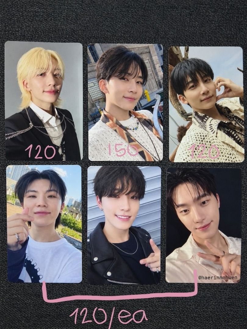 Svt assorted photocards (Category: K-Wave Merchandise) located in Navotas City. Submitted by haerinnnhuen (Listing ID 1469885299, Image 1). Description: Seventeen photocards.