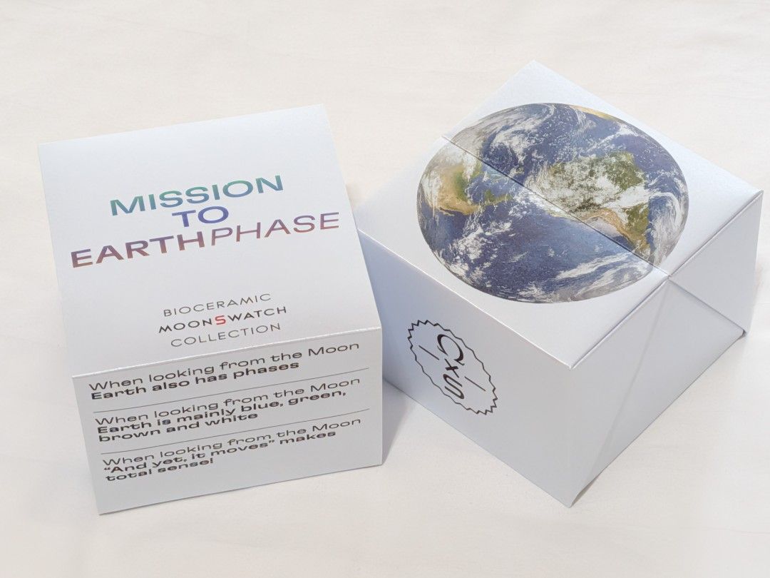 Oswatch Omega Swatch Omega Bioceramic Moonswatch Mission to Earthphase, Luxury ...