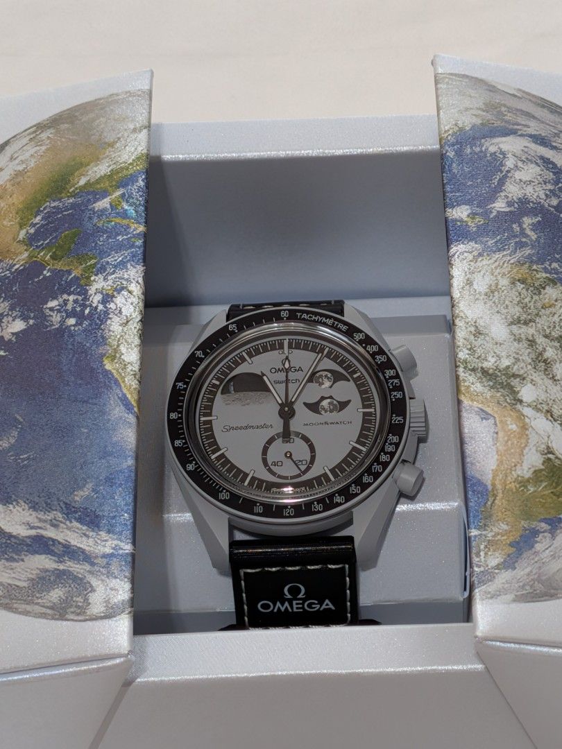 Oswatch Omega Swatch Omega Bioceramic Moonswatch Mission to Earthphase, Luxury ...