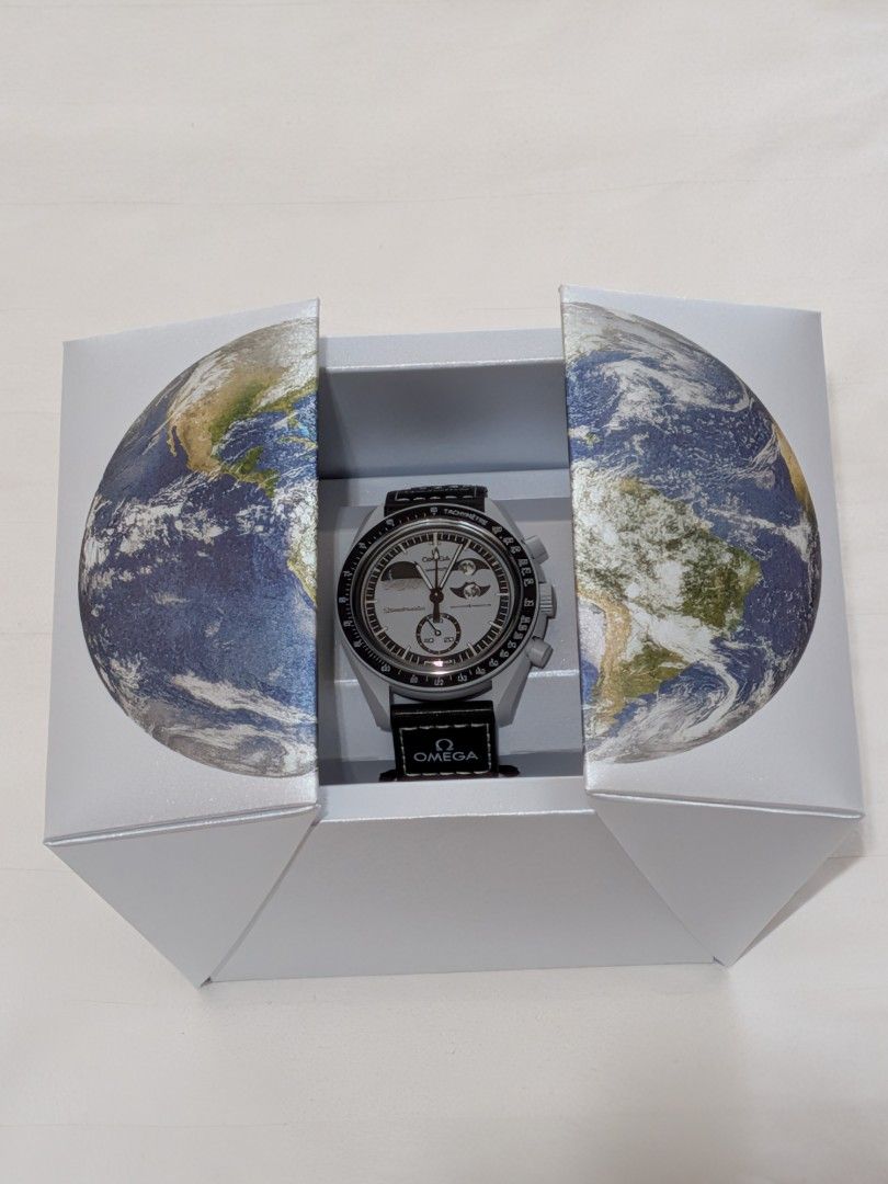 Oswatch Omega Swatch Omega Bioceramic Moonswatch Mission to Earthphase, Luxury ...