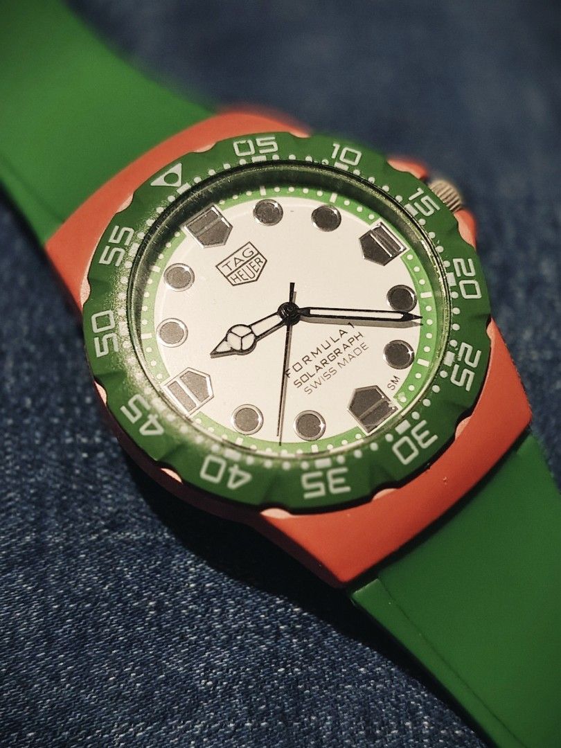 Taghuer (Category: Men's Watches) located in Marikina City. Submitted by duaaaaa (Listing ID 1469914222, Image 2). Description: Taghuer Preloved but still excellent condition.